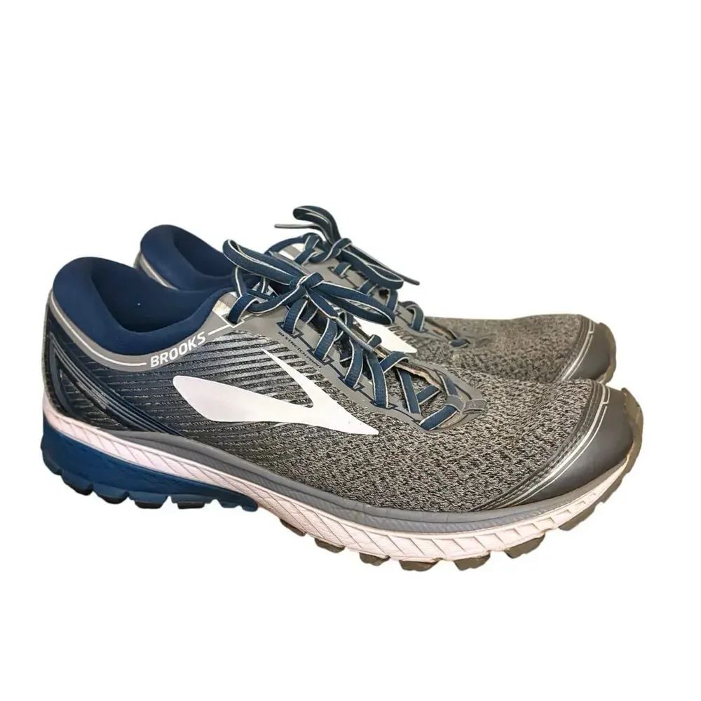 Brooks Ghost 10 Running Shoes Men’s Size 11 Blue Gray Athletic Sneakers GUC - Picture 5 of 6